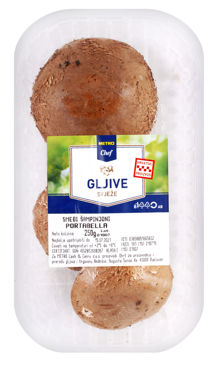 METRO Chef Svježe gljive portabella 250g