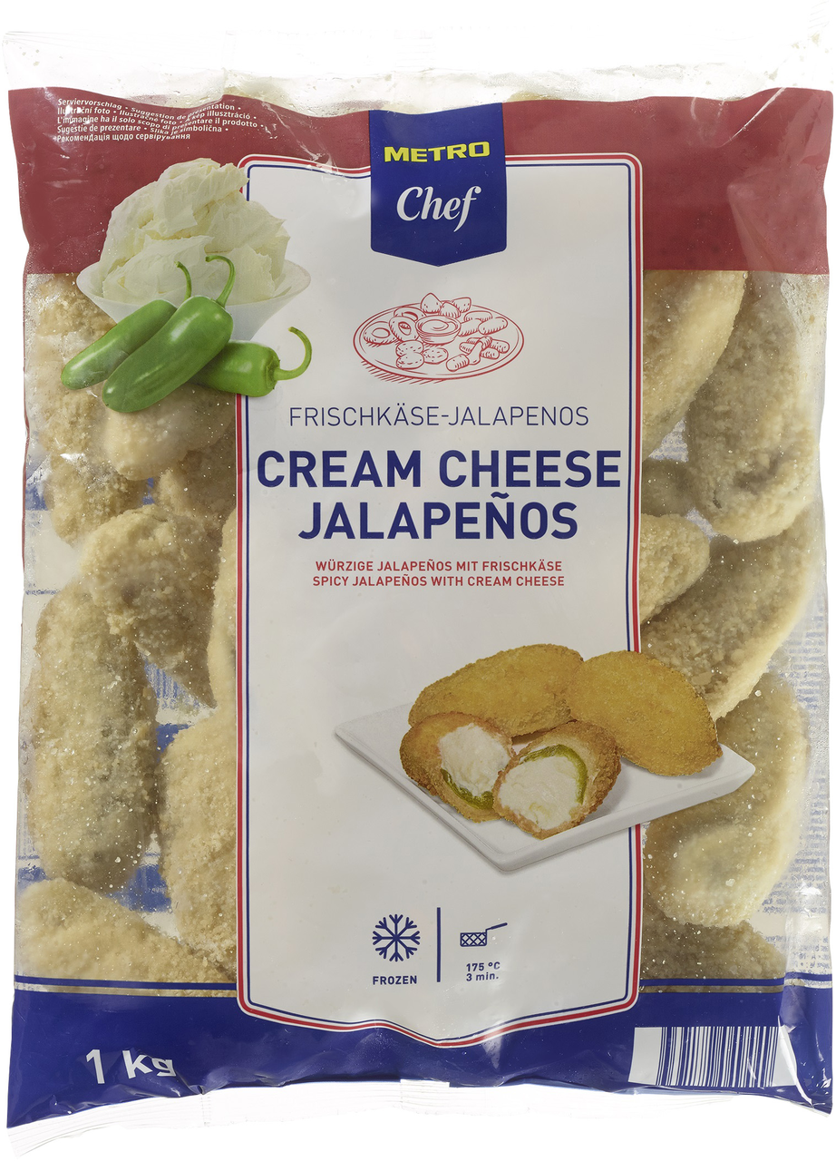 METRO Chef Jalapeno čili papričice punjene krem sirom 1kg