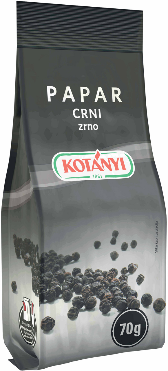 KOTANYI Papar crni zrno 70g