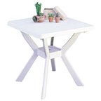 PROGARDEN Stol nilo bijeli 79x79x72cm