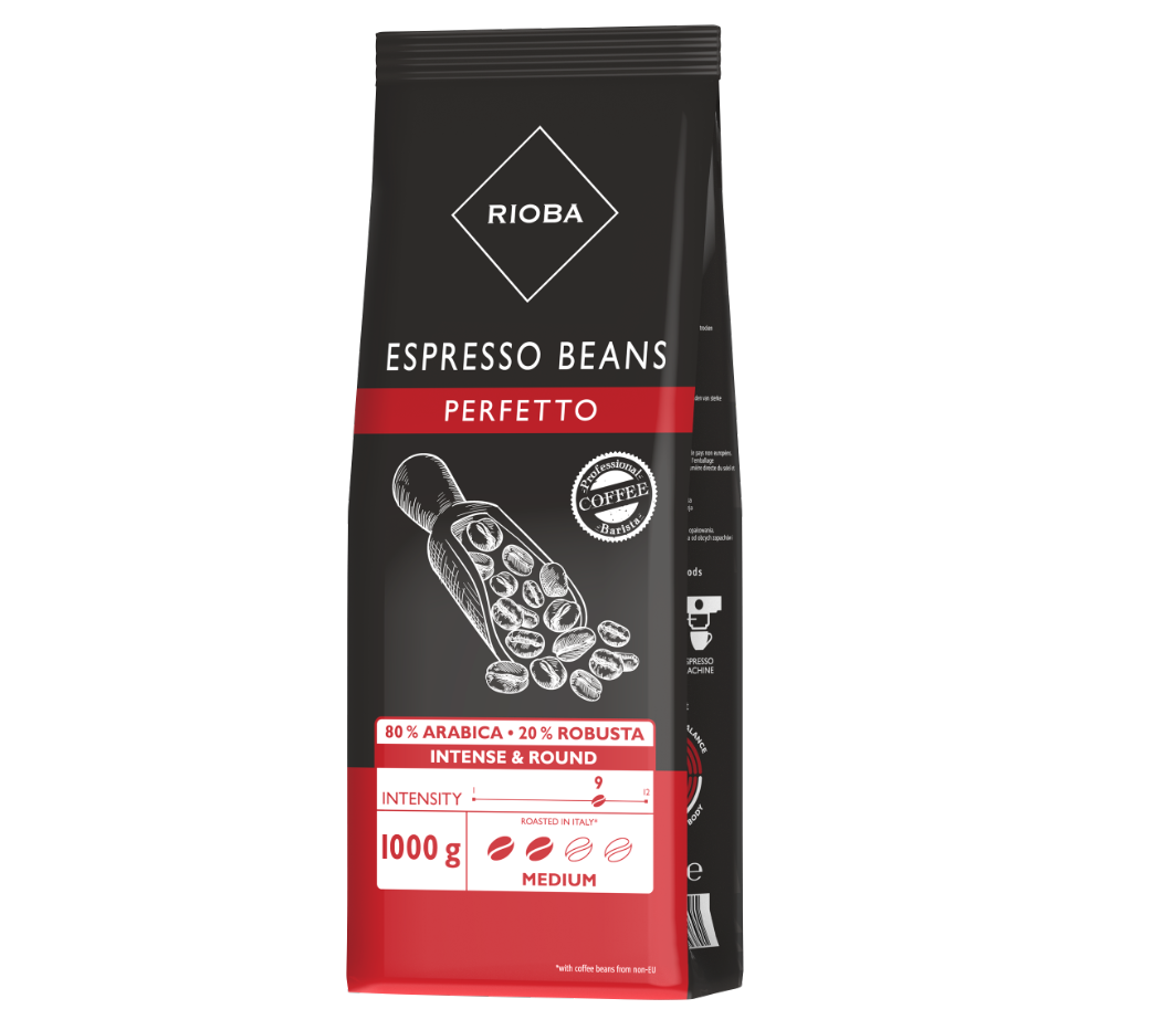 RIOBA Espresso kava u zrnu Perfetto 1 kg