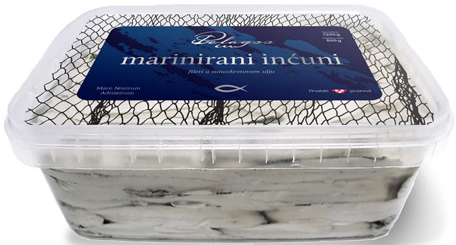 Pelagos Inćuni marinirani filet u suncokretovom ulju 1200g