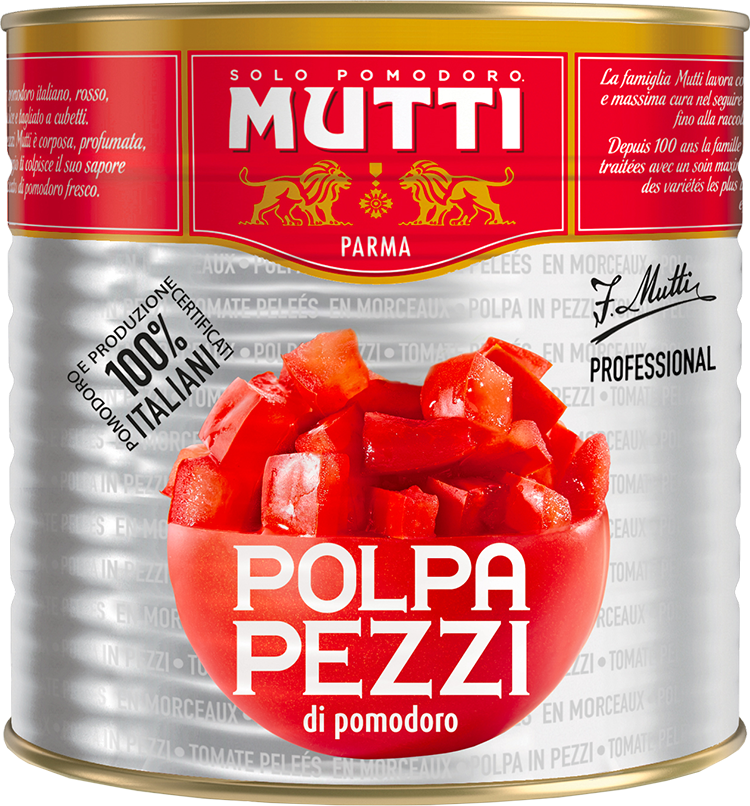 MUTTI Rajčica sjeckana 2500g