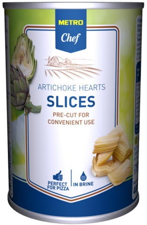 METRO Chef Artičoke rezane 425ml