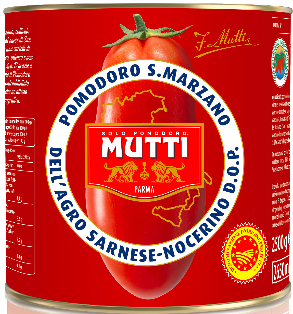 MUTTI Rajčica pelati san marzano 2500g