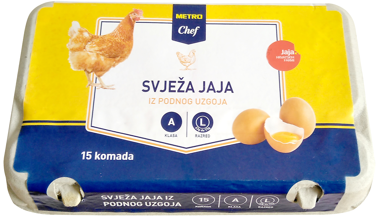 METRO Chef Svježa jaja a klasa l razred 15/1