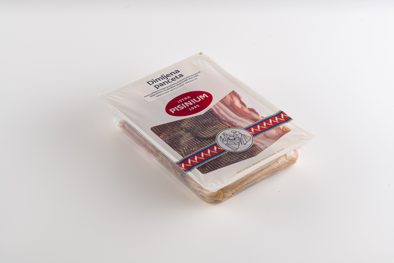 PISINIUM Dimljena panceta narezak 500g map