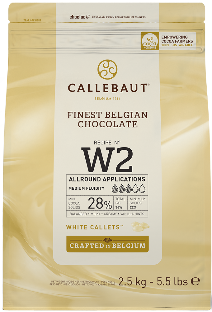 CALLEBAUT Bijela čokolada w2 28% 2,5kg