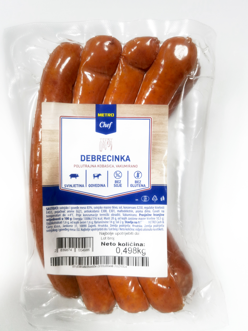 METRO Chef Debrecinka cca 0,6 kg