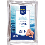 METRO Chef Tuna komadi u vlastitom soku vrećica, ukupna masa 1000g (ocijeđena masa 950g)