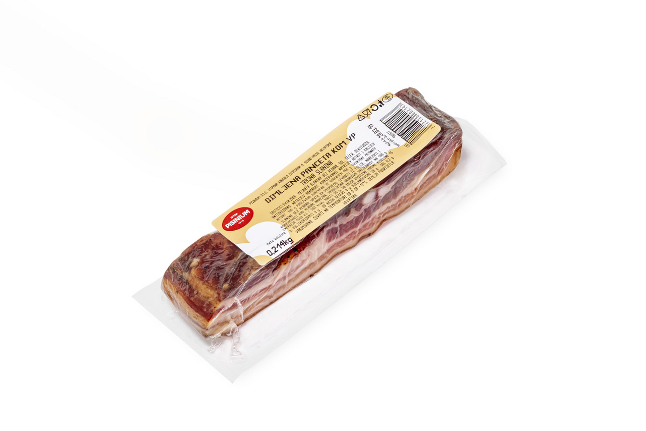 PISINIUM Dimljena panceta kom vakuum pakiranje 250g