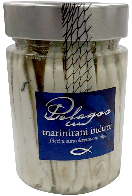 Pelagos Marinirani inćuni u suncokretovom ulju 320g