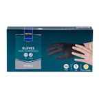 METRO PROFESSIONAL Nitrilne rukavice bez pudera crne s 100/1