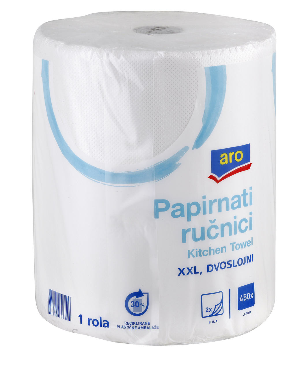 aro Papirnati ručnici jumbo rola 2-slojni 450 listića