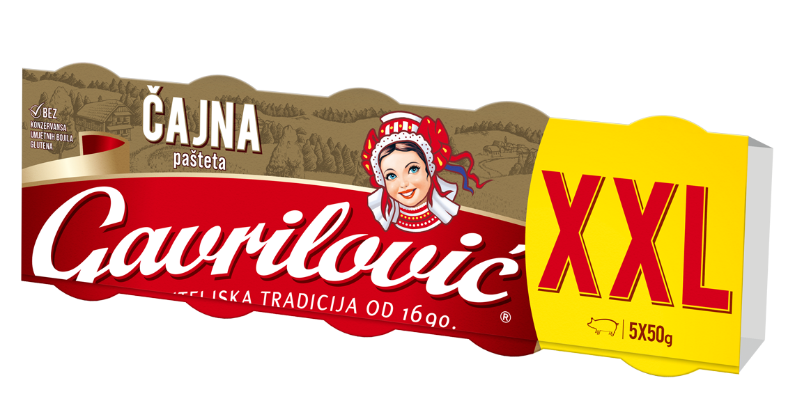 Gavrilović pašteta čajna 5x50g