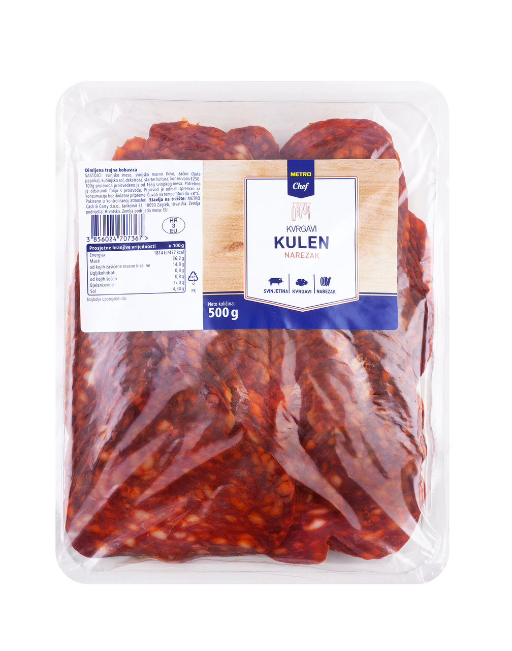 METRO Chef Kvrgavi kulen narezak 500g