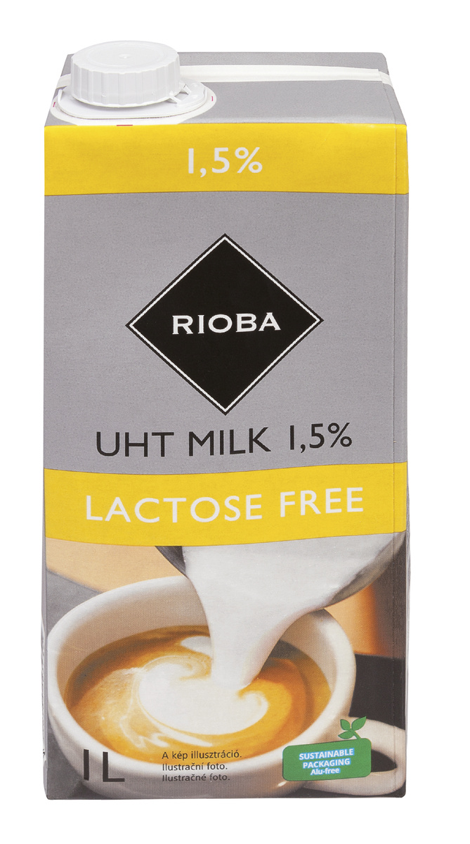 RIOBA Mlijeko bez laktoze 1,5% m.m. 1L