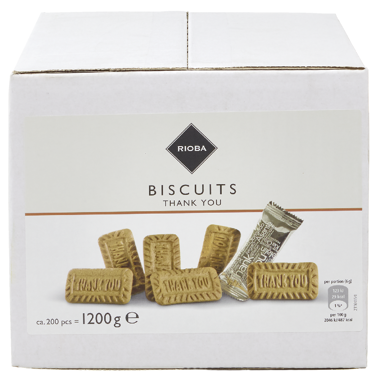 RIOBA Čajno pecivo Thank you speculoos ca. 200/1 1200g