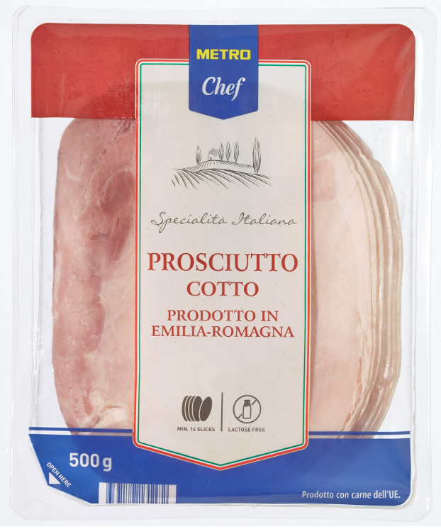 METRO Chef Šunka kuhana, narezak 500g