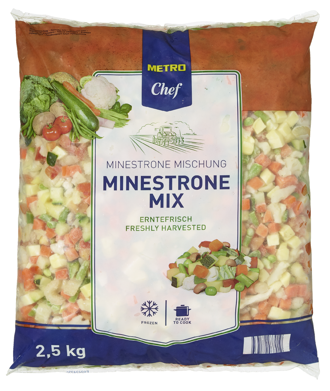 METRO Chef Minestrone mix brzo smrznuto 2,5 kg