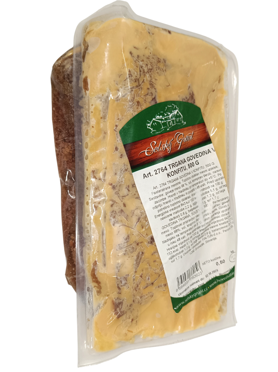 COOLHOUSE Trgana govedina SOUS VIDE 500g