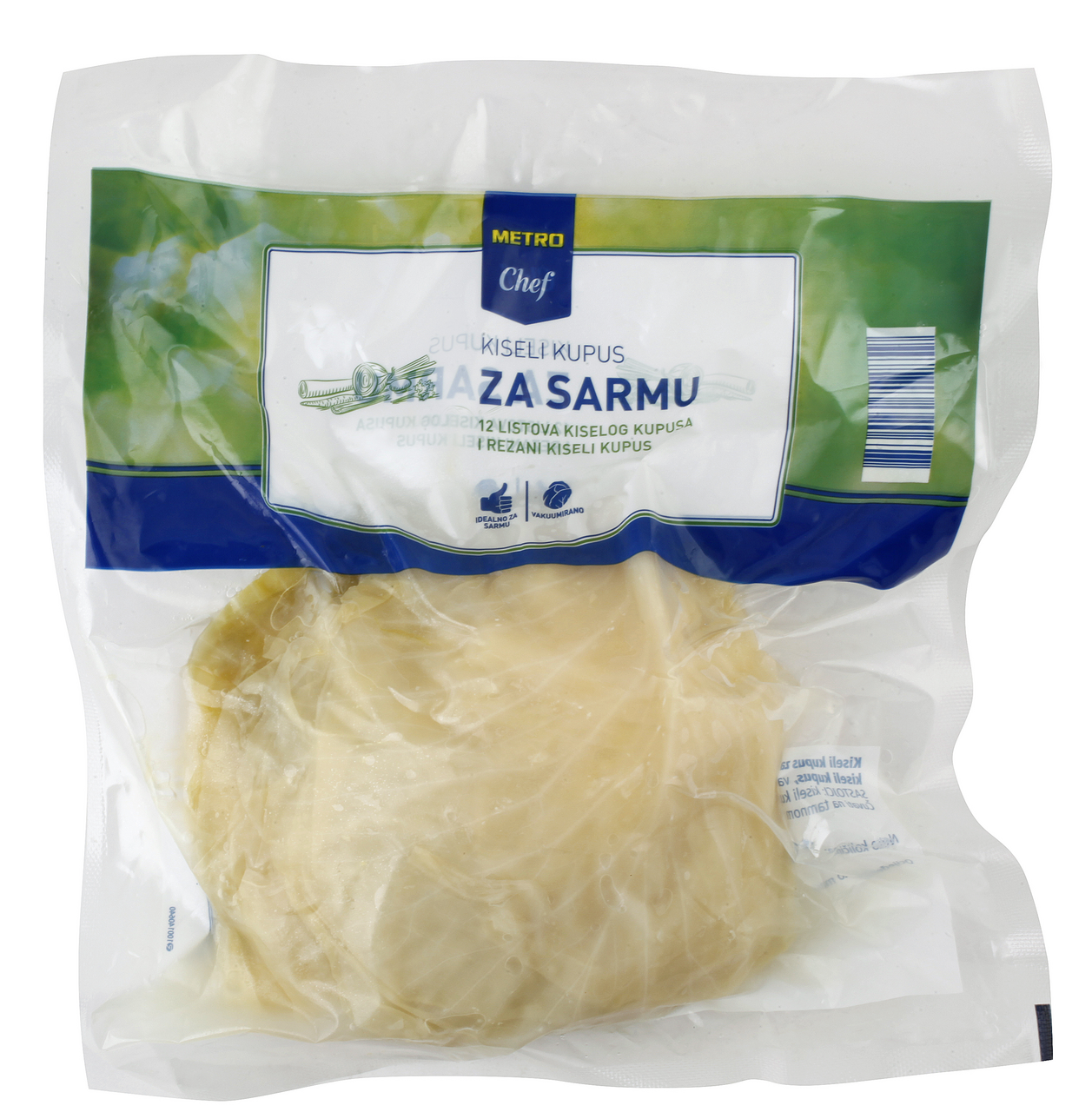METRO Chef Miks za sarmu kiseli kupus rezani i listovi 1kg