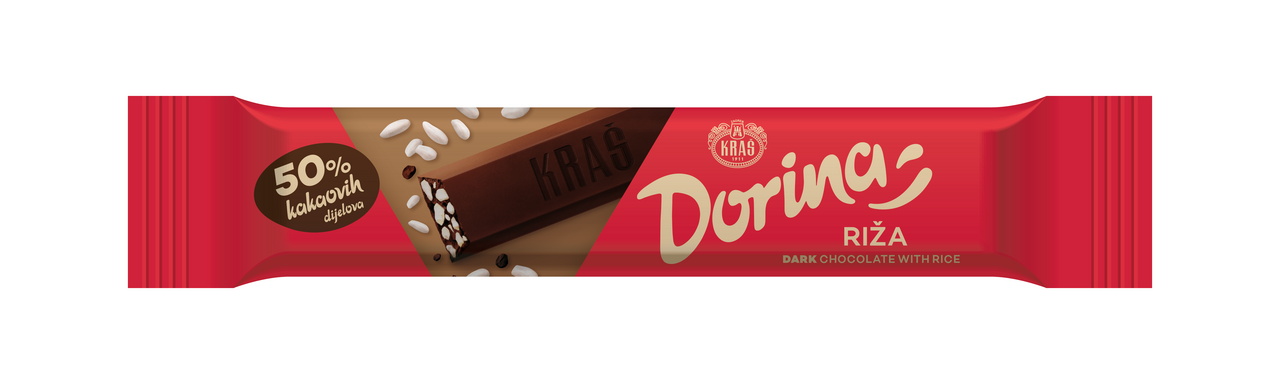 Dorina Tamna čokoladica riža 26g