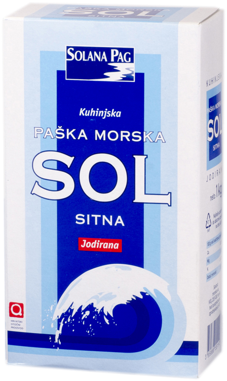 SOLANA PAG Sol morska sitna 1kg