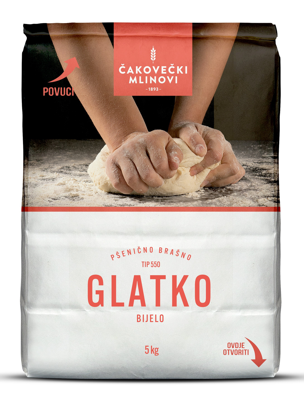 ČAKOVEČKI MLINOVI Brašno pšenično t-550 5kg