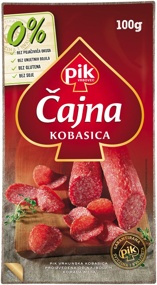 pik VRBOVEC Kobasica čajna naresci 100g
