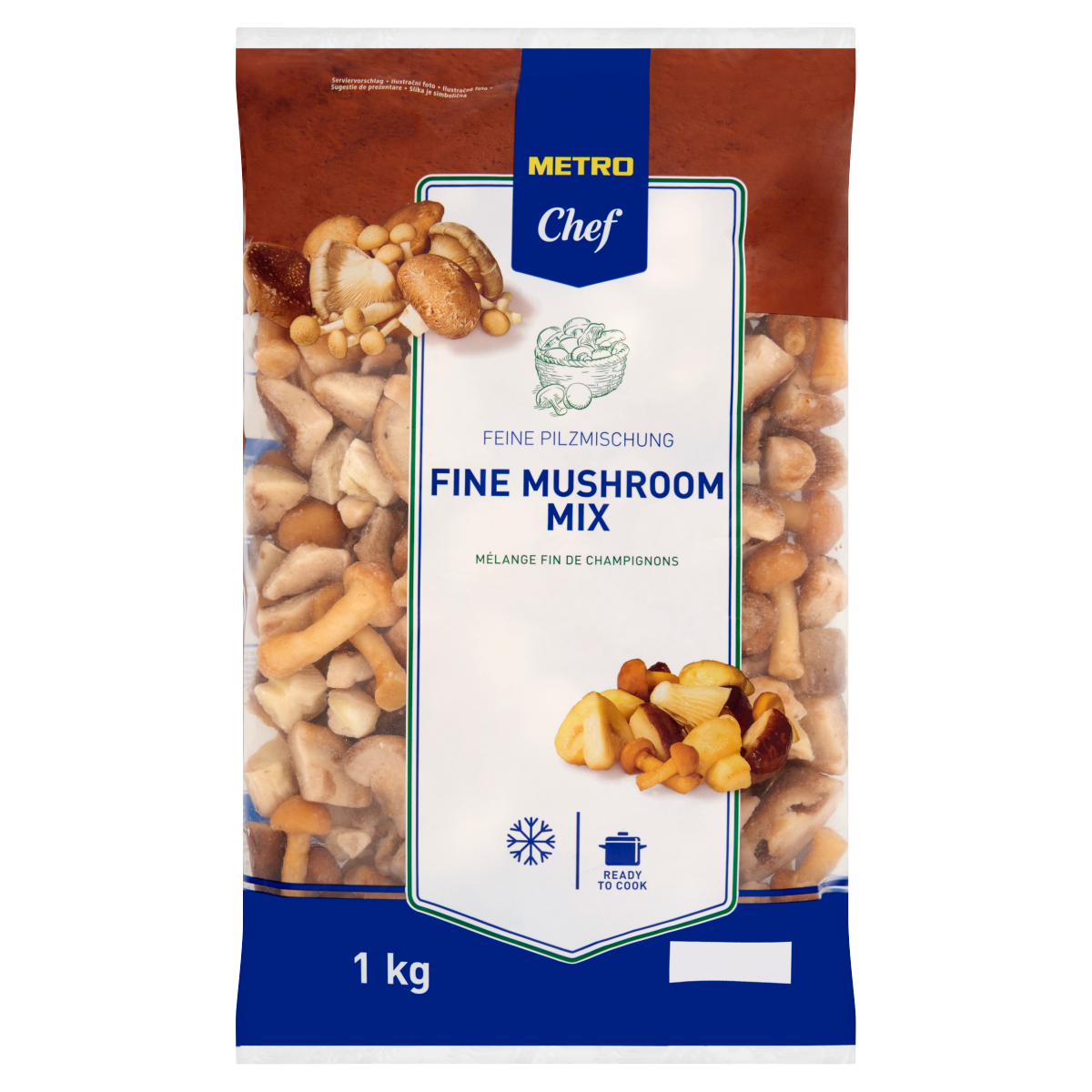 METRO Chef Gyorsfagyasztott Gombakeverék 1 kg