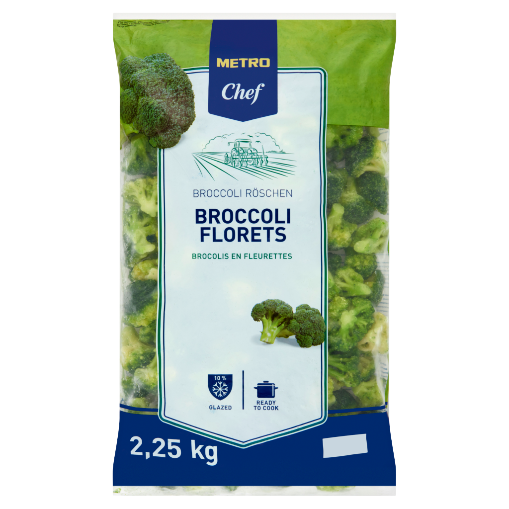 METRO Chef Gyorsfagyasztott Brokkoli 20/40 2,25 kg
