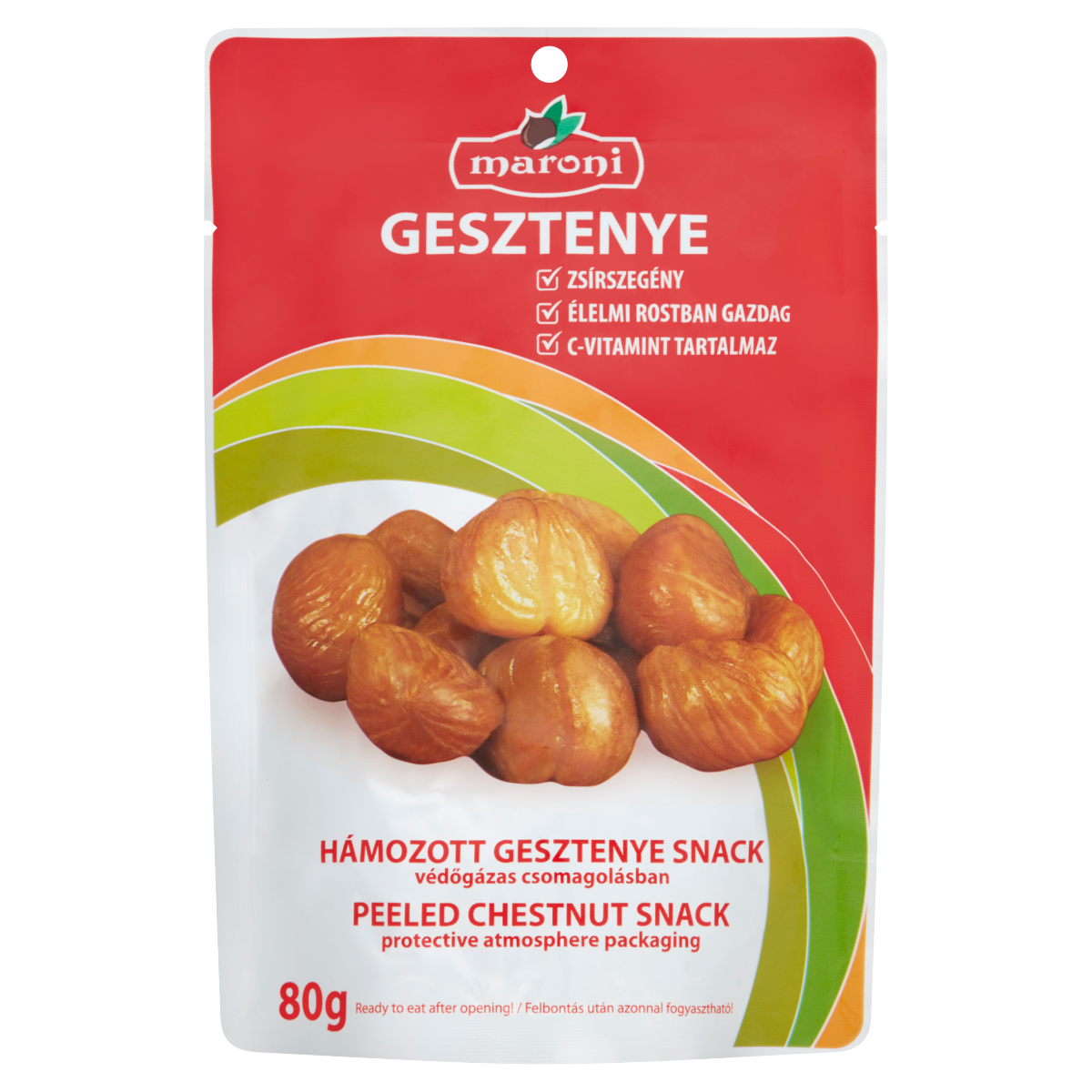 Maroni Hámozott Gesztenye Snack 80 g