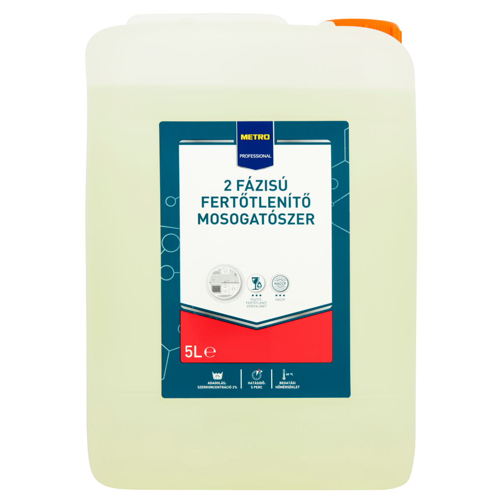 METRO PROFESSIONAL 2 Fázisú Fertőtlenítő Mosogatószer 5 l