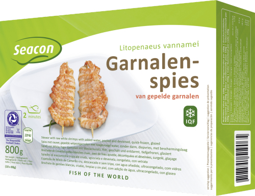 Seacon 10 x 80 g Garnélanyárs 20% Glazing 800 g