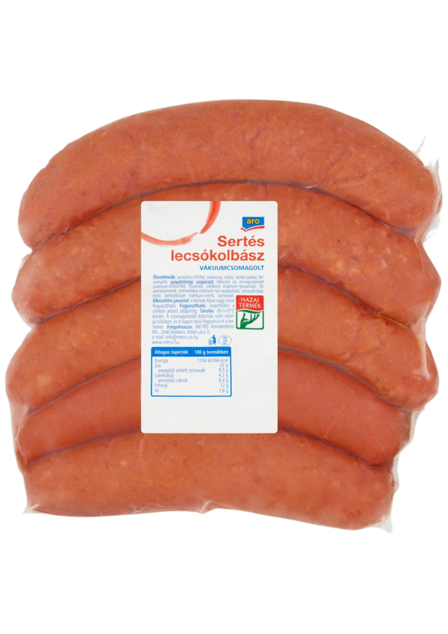 aro Sertés Lecsókolbász 400 g