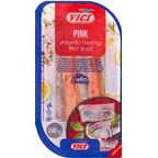 VICI hideg füstölésű atlanti, vörös heringfilé olajban 240 g