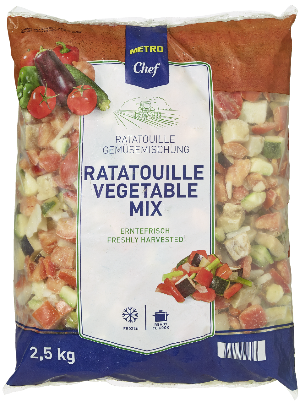 METRO Chef Gyorsfagyasztott Ratatouille 2,5 kg