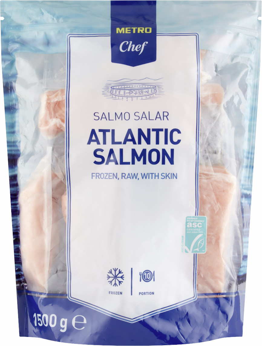 METRO Chef Gyorsfagyasztott Lazacfilé 10 x 150 g