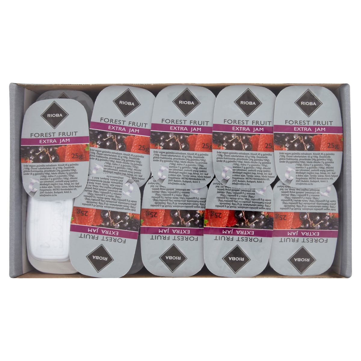 RIOBA Extra Dzsem Erdei Gyümölcs 50 x 25 g