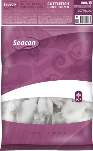 Seacon Gyorsfagyasztott Baby Tintahal 20/40 20% Glazing 1 kg