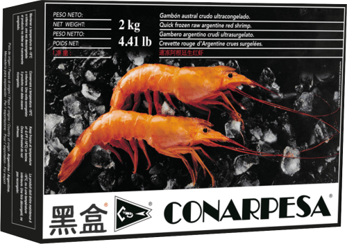 Gyorsfagyasztott Egész Argentín Garnéla HOSO 10-20 db/kg 2 kg