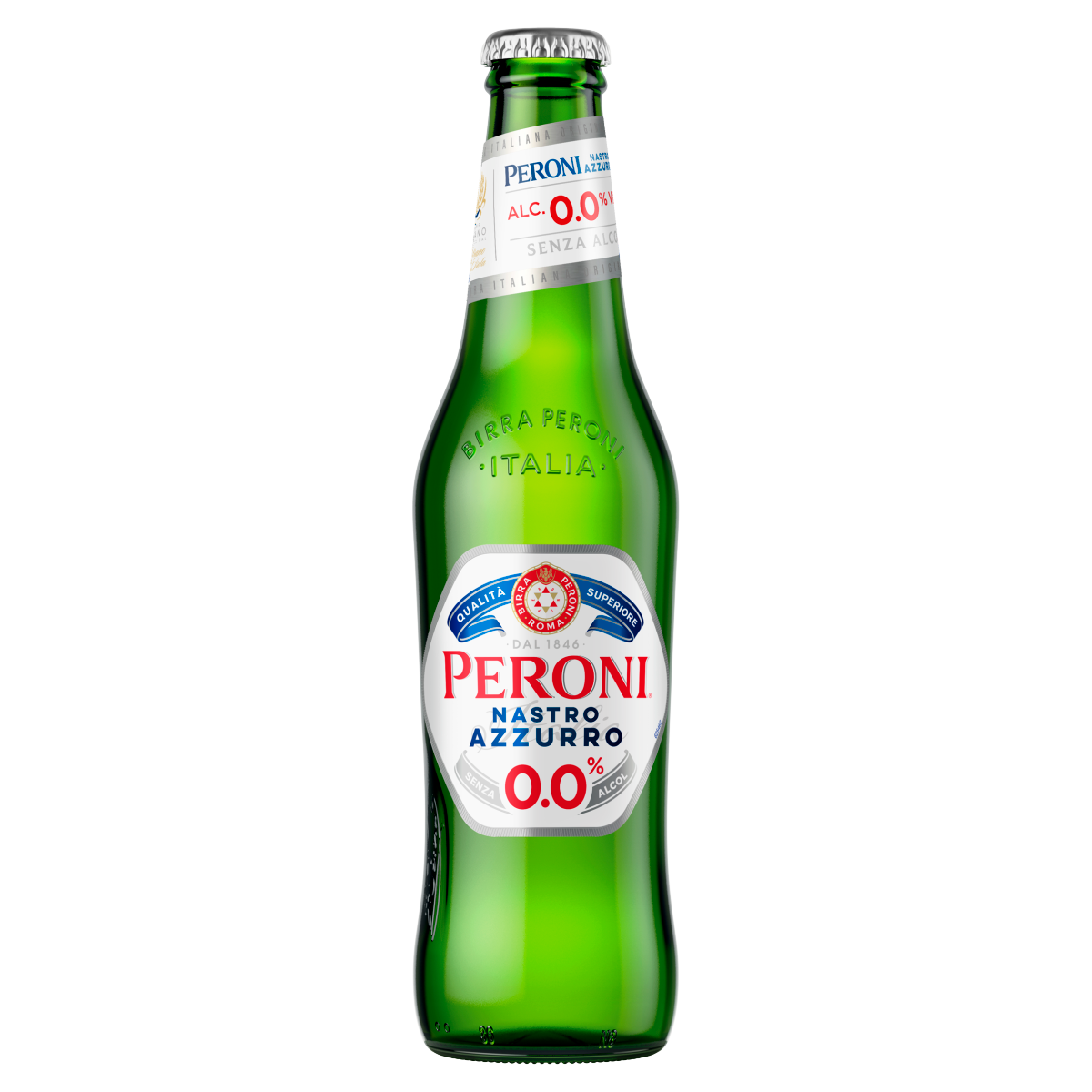 PERONI Nastro Azzurro Alkoholmentes Világos Sör 0,0% 330 ml