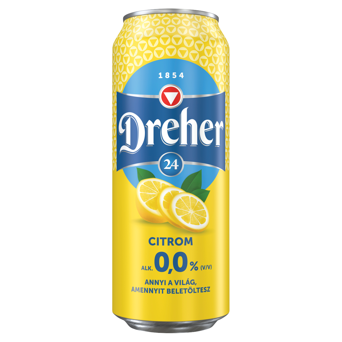 Dreher 24 Citrom Alkoholmentes Világos Sör és Citrom Ízű Ital Keveréke 0,0% 500 ml