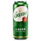 Soproni Klasszikus Világos Sör 4,5% 500 ml