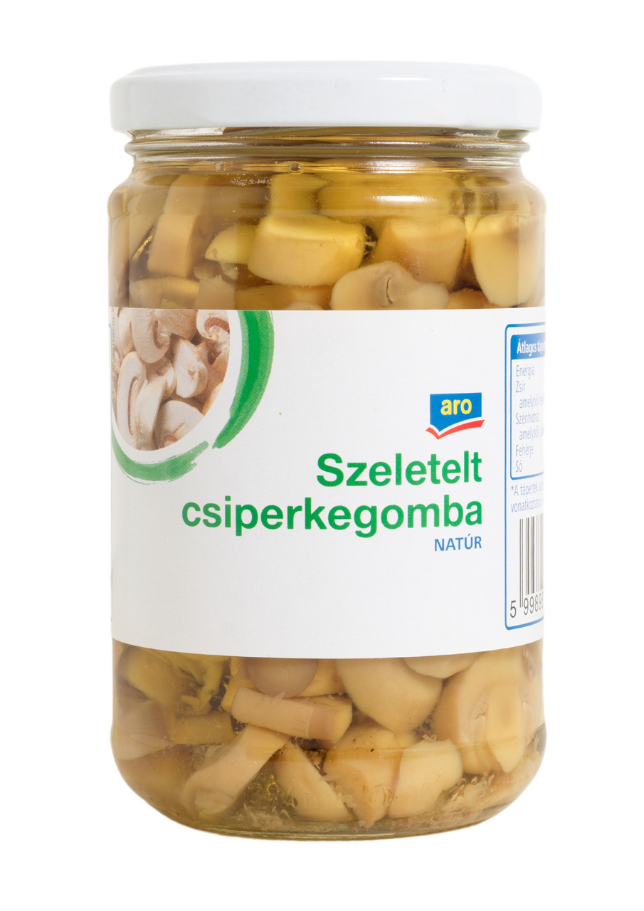 aro natúr szeletelt gomba 280 g