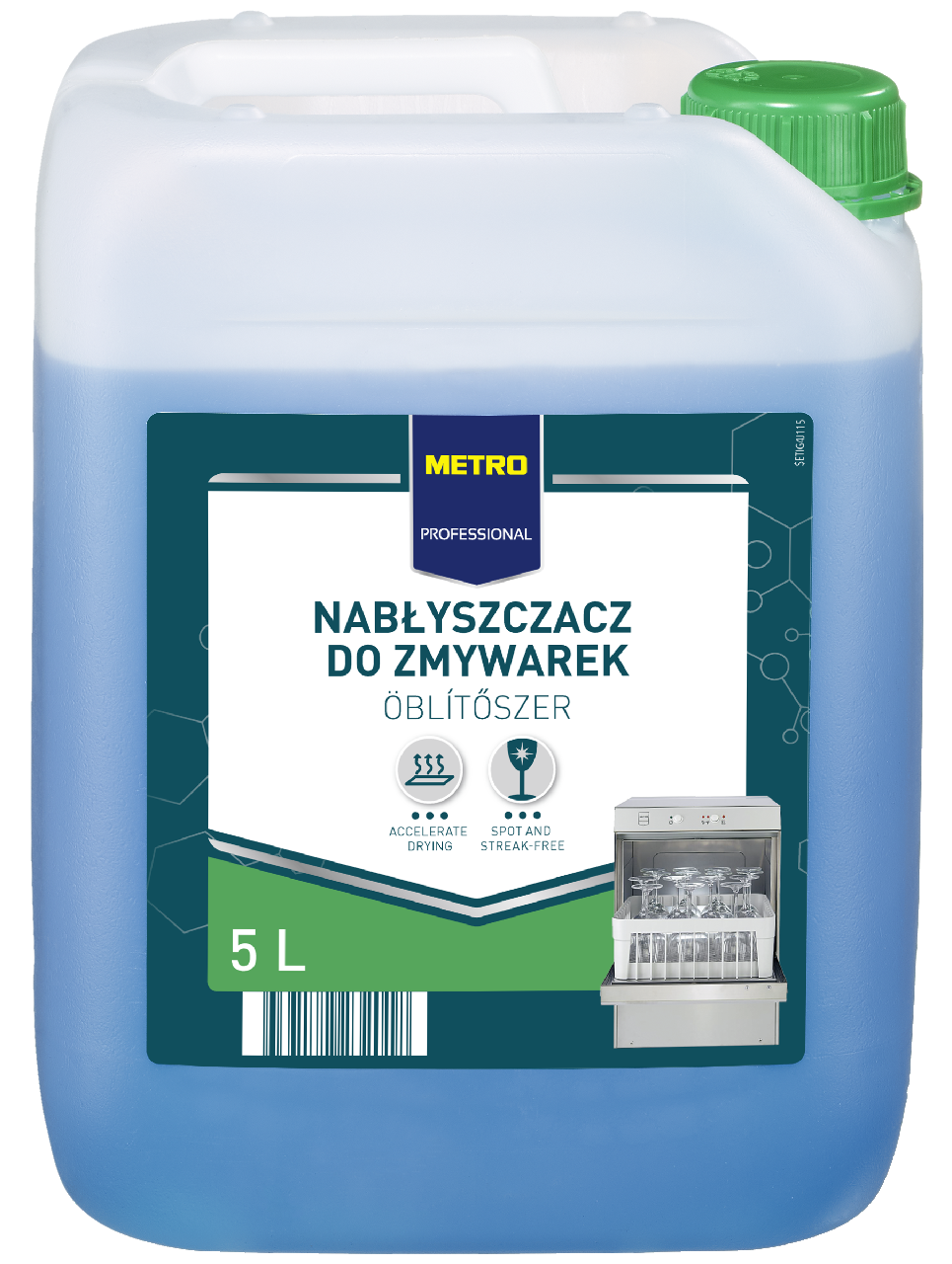 METRO PROFESSIONAL Gépi Öblítőszer 5 l