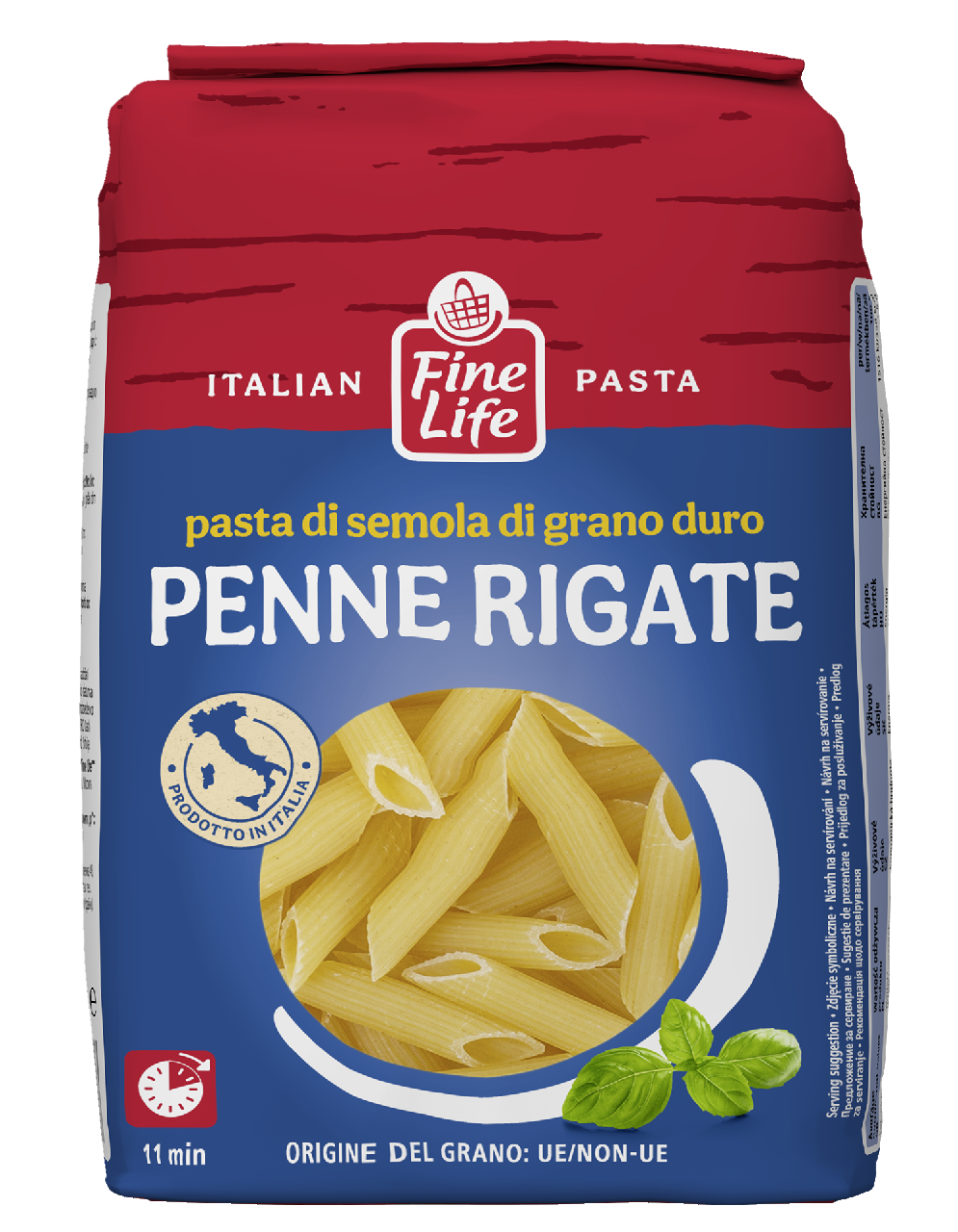 Fine Life Penne Rigate Tészta 500 g