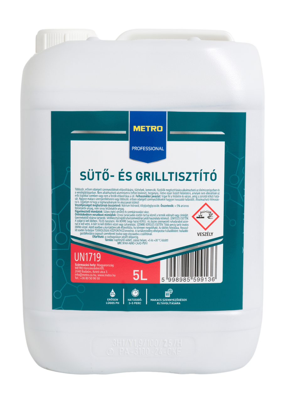 METRO PROFESSIONAL Sütő- És Grilltisztító 5 l
