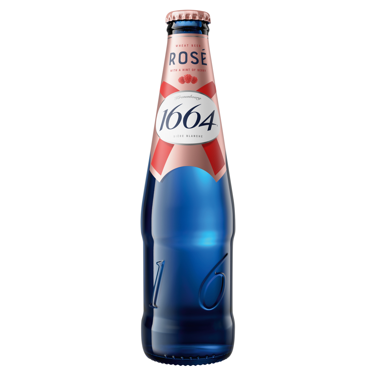KRONENBOURG 1664 Rosé Málna ízű Ízesített Búzasör, Bodza és Málna Gyümölcslével Üveges 4,5% 330 ml